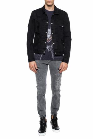 Jeansy z przeszyciami, zdjęcie 2 Jeansy z przeszyciami od Balmain